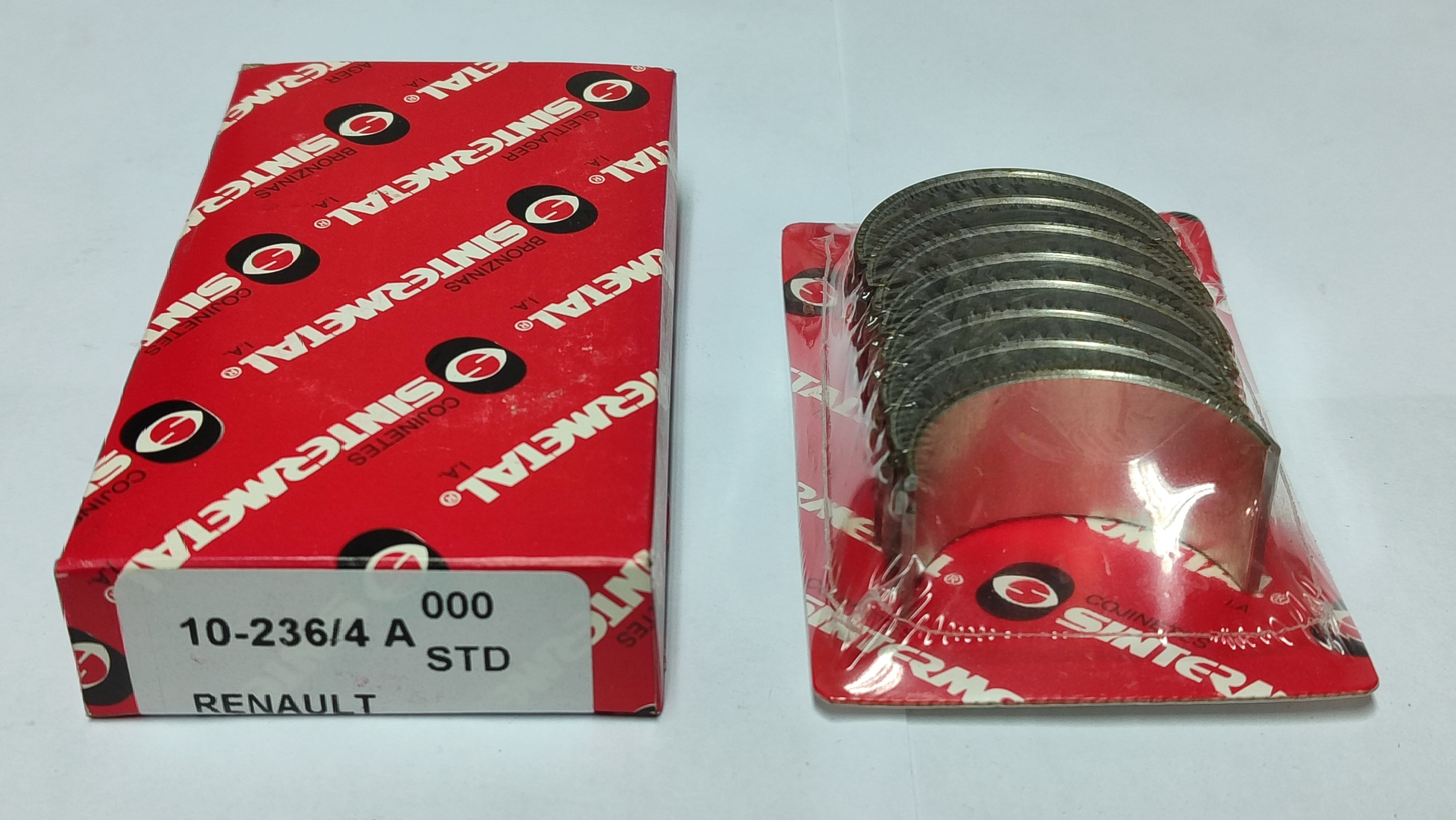 JUEGO DE METAL  DE BIELA DE MOTOR  RENAULT 4L-5 1.00mm.