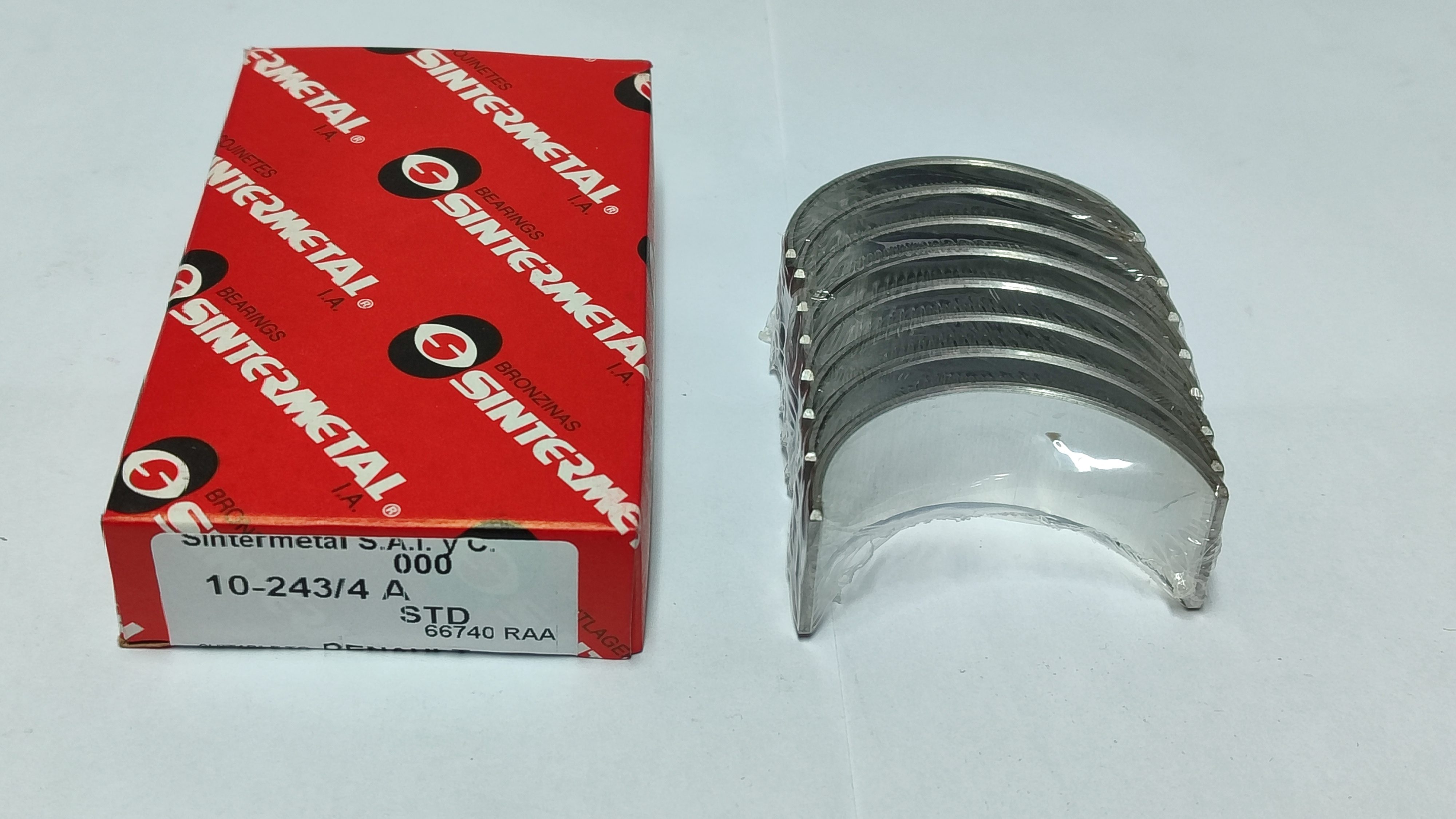 JUEGO DE METAL  DE BIELA DE MOTOR  RENAULT 19 DIESEL F8Q 1.00mm.