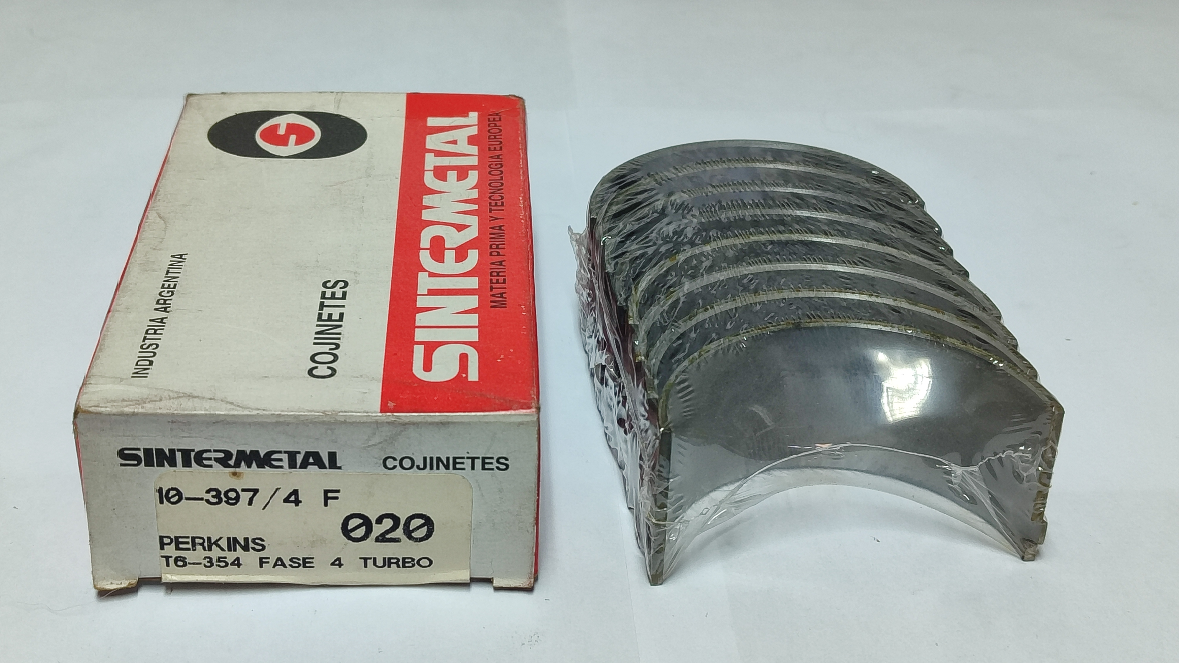 JUEGO DE METAL  DE BIELA DE MOTOR  PERKINS TQ20-B6 0.25mm.