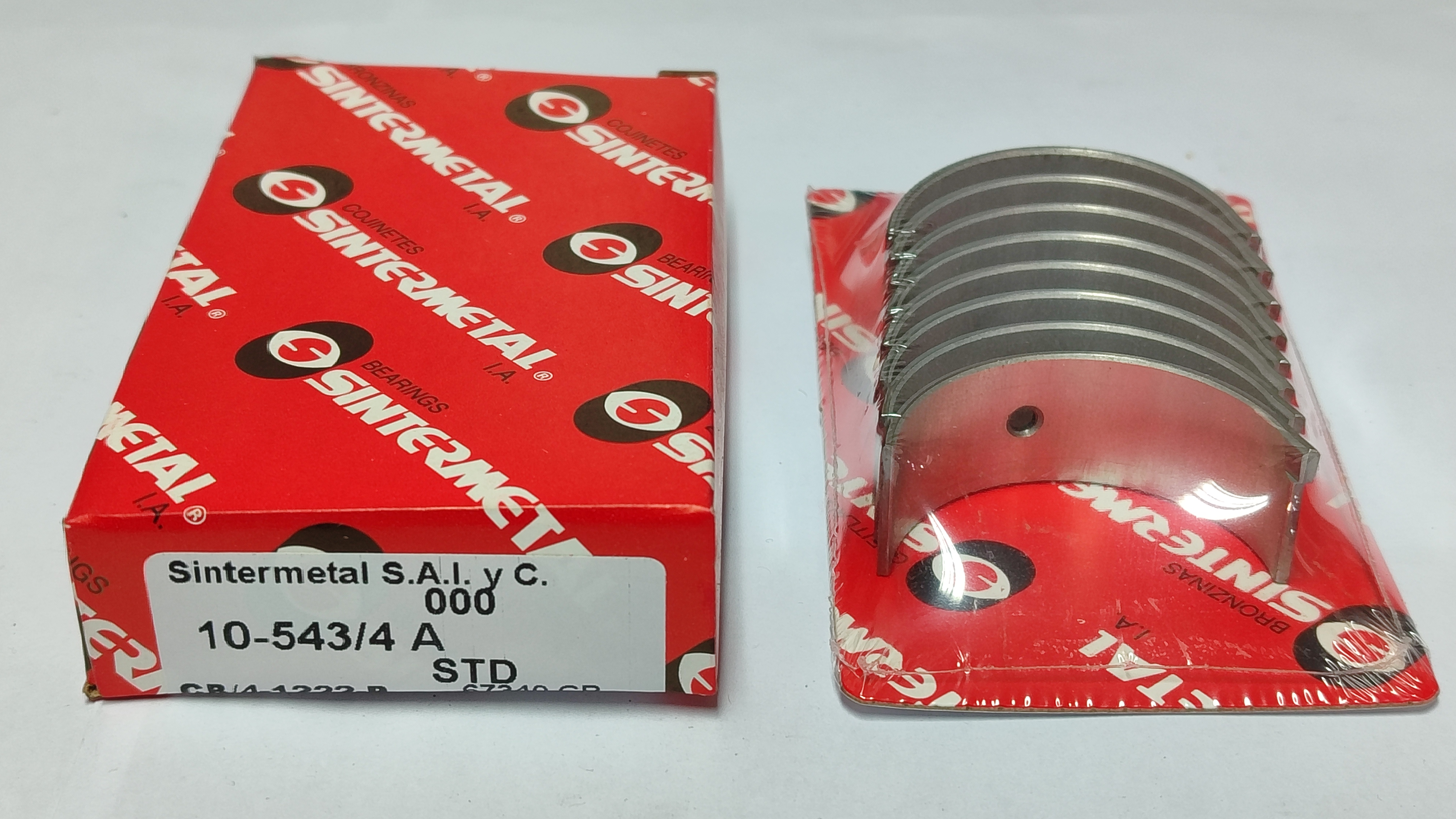 JUEGO DE METAL  DE BIELA DE MOTOR  HONDA CIVIC 0.75mm.