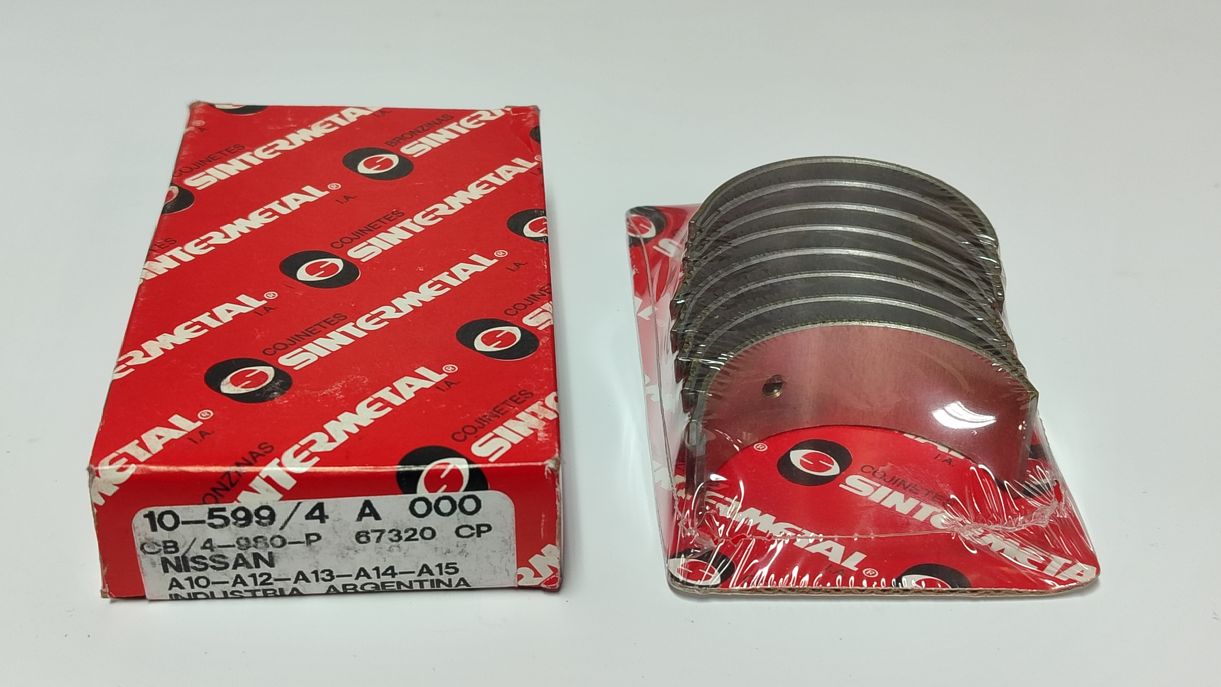 JUEGO DE METAL DE BIELA DE MOTOR  DATSUN 150 Y NISSAN A12-A15 1.