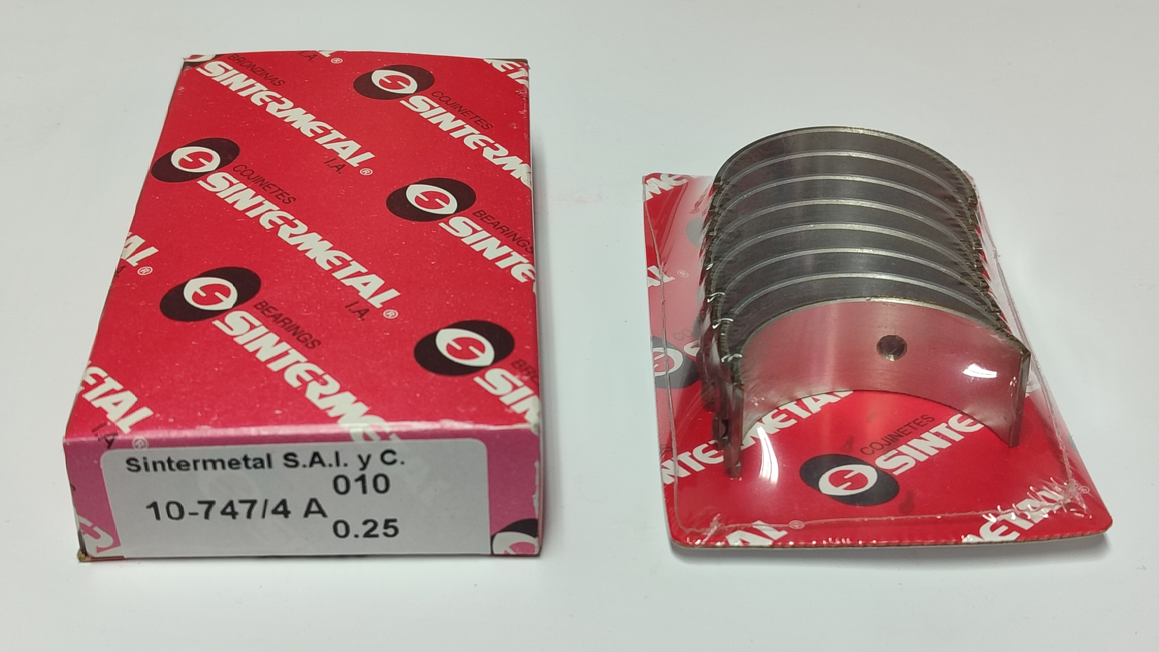 JUEGO DE METAL DE BIELA DE MOTOR  TOYOTA 1A-2A-3A-4A 1.00mm.
