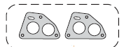 EMPAQUETADURA DE MULTIPLE ADMISION PEUGEOT 205