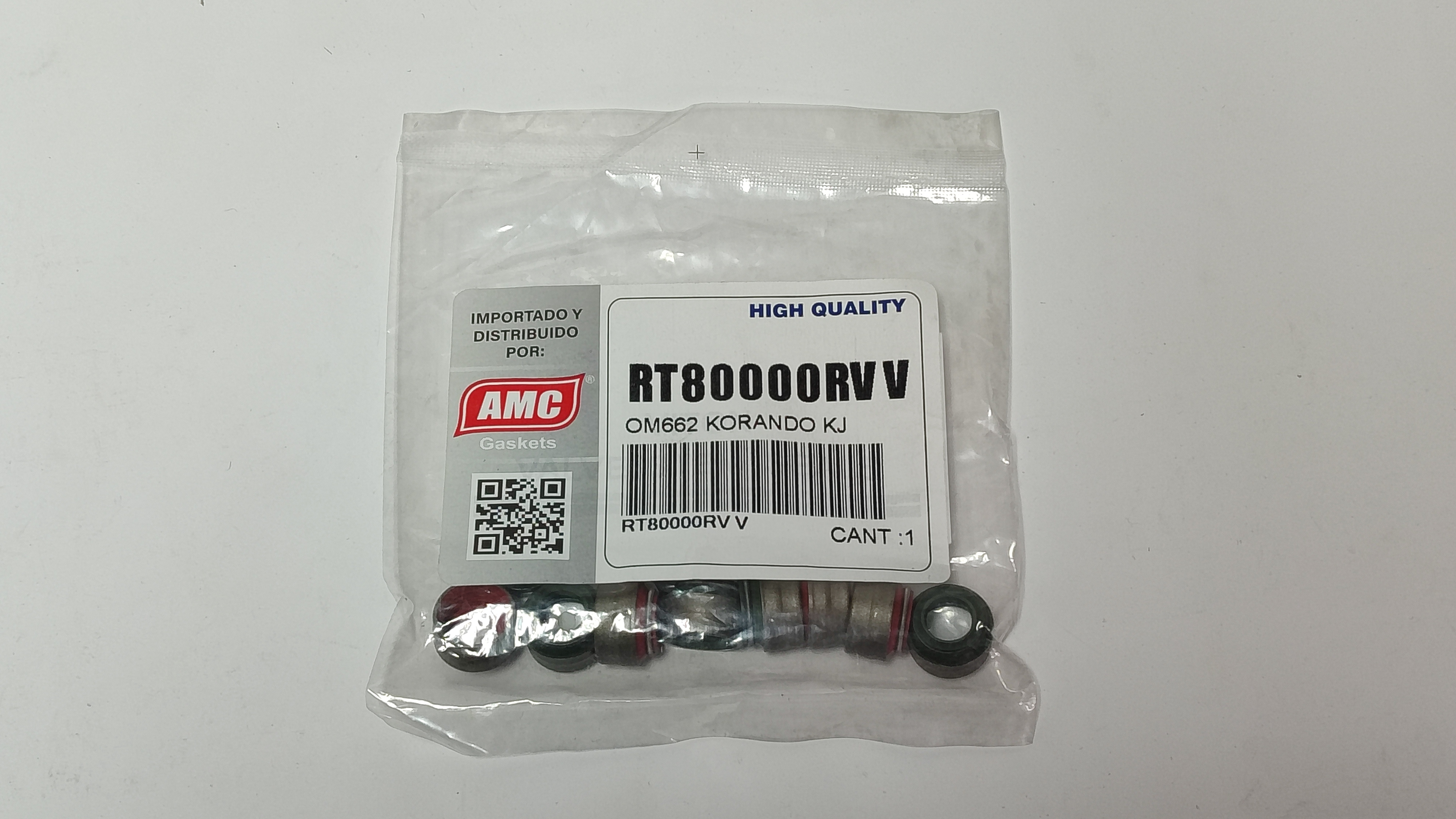 JUEGO RETEN VALVULA DE MOTOR SSANGYONG MUSSO OM-662 10 PIEZAS