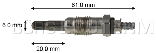 BUJIA INCANDESCENTE PRE-POSTCALENTAMIENTO    NISSAN LD-20 2.0