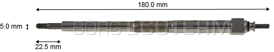 BUJIA INCANDESCENTE PRE-POSTCALENTAMIENTO NISSAN NAVARA/FURGON NV-350 Eng: YD25DDTI