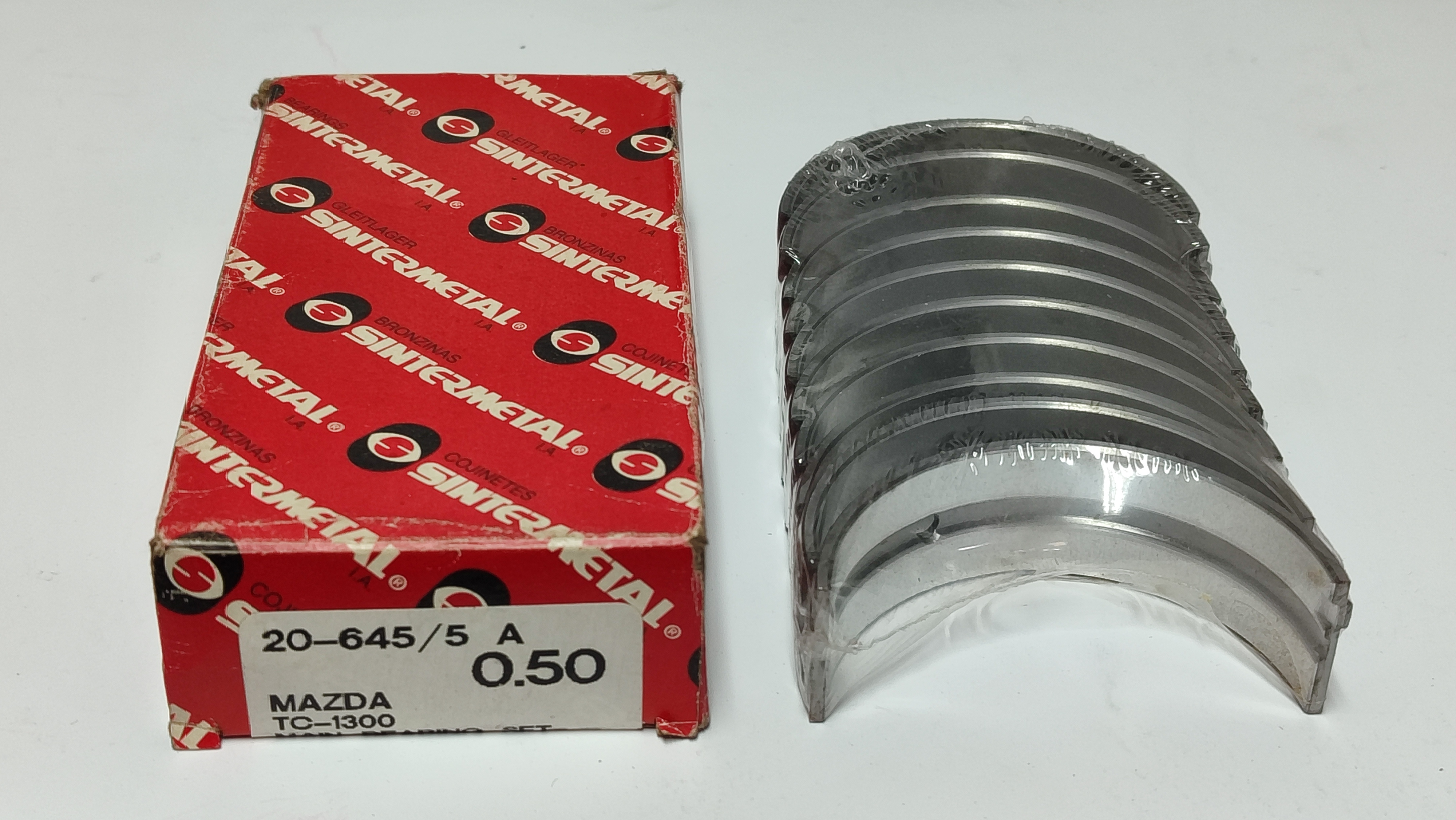 JUEGO DE METAL DE BANCADA  MAZDA 1300 1980+AC0ALQAtAC0APg- Eng: 