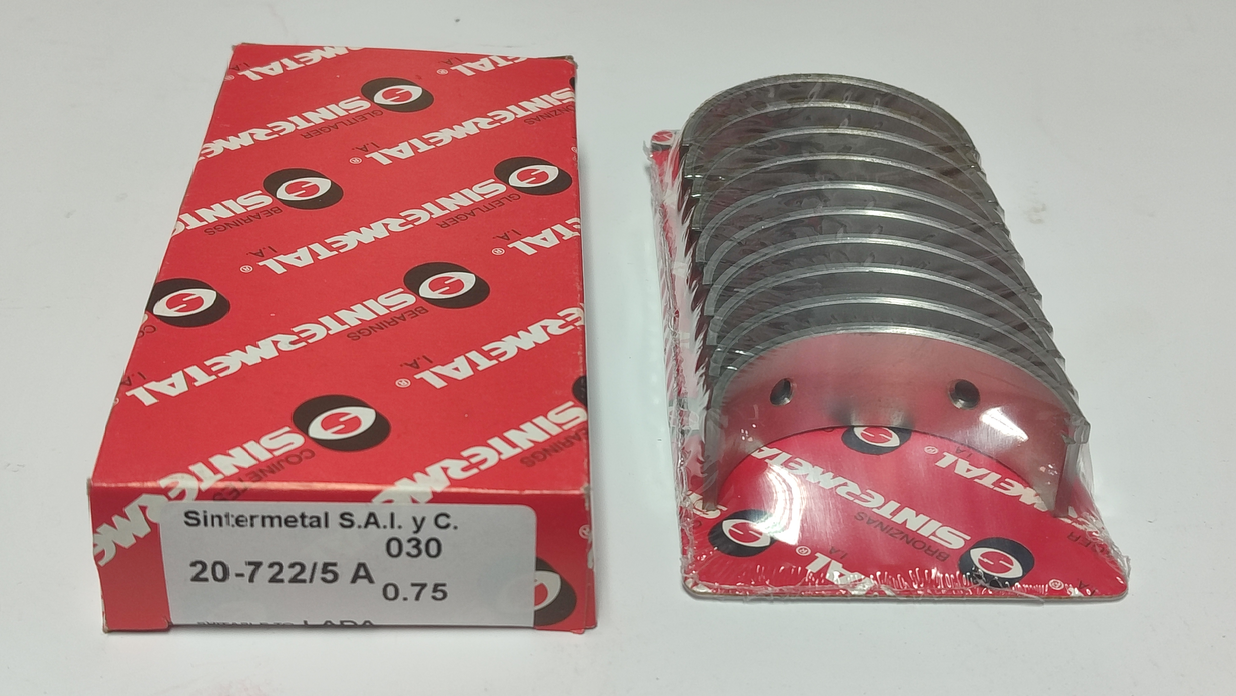 JUEGO DE METAL DE BANCADA  LADA SAMARA 2108 1.00mm.