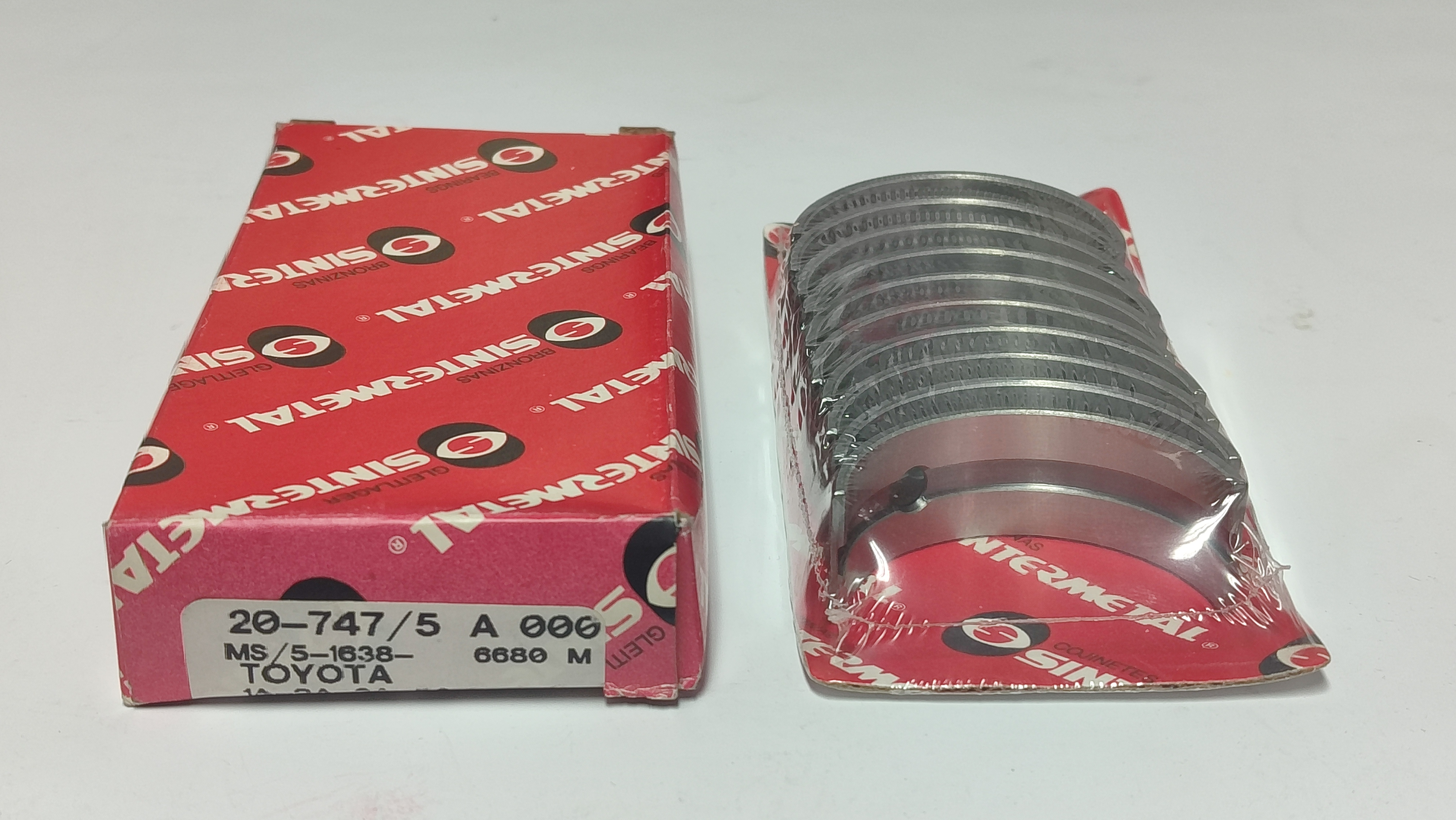 JUEGO DE METAL BANCADA TOYOTA 4A U?+//0Awg-?+//0ApQ-295 STD