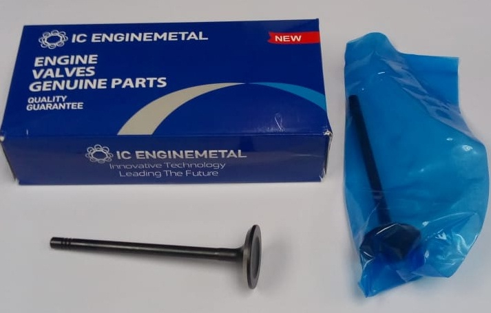 VALVULA DE MOTOR ESCAPE BIMETAL  CHEVROLET ONIX / PRISMA 1.400cc. OEM: 24578793. 3 RANURAS.  MARCA: ENGINEMETAL