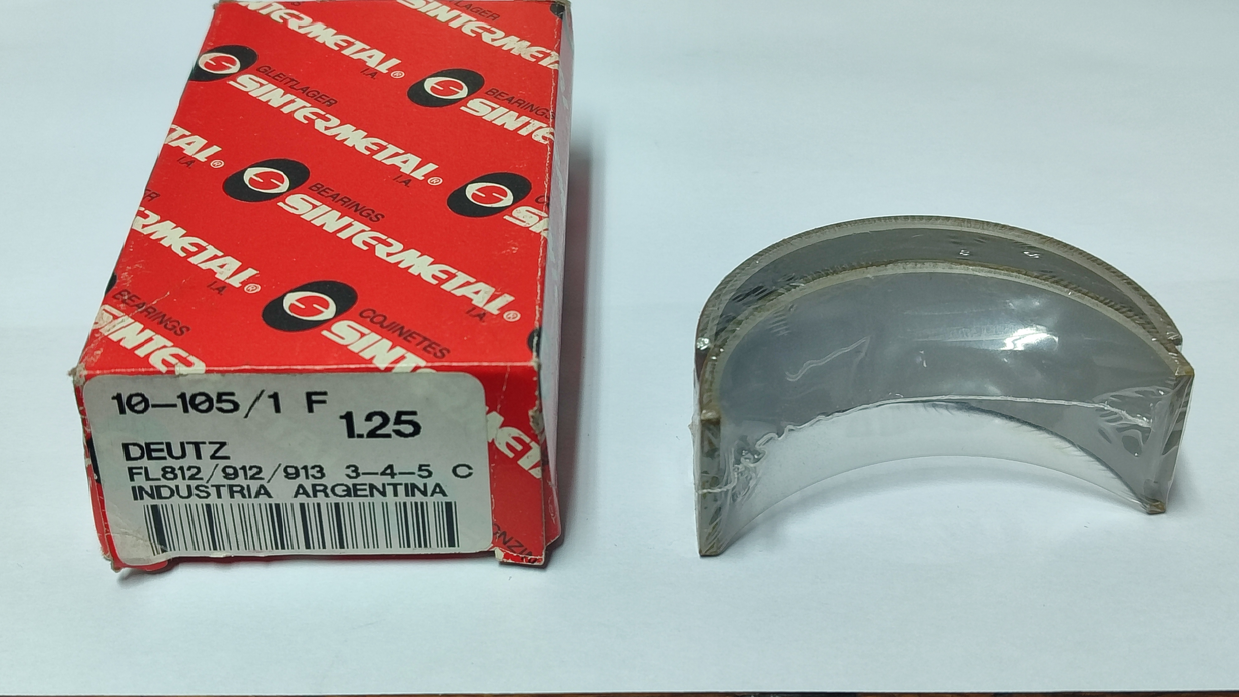JUEGO DE METAL  DE BIELA DE MOTOR  DEUTZ 4FL912 0.75mm.