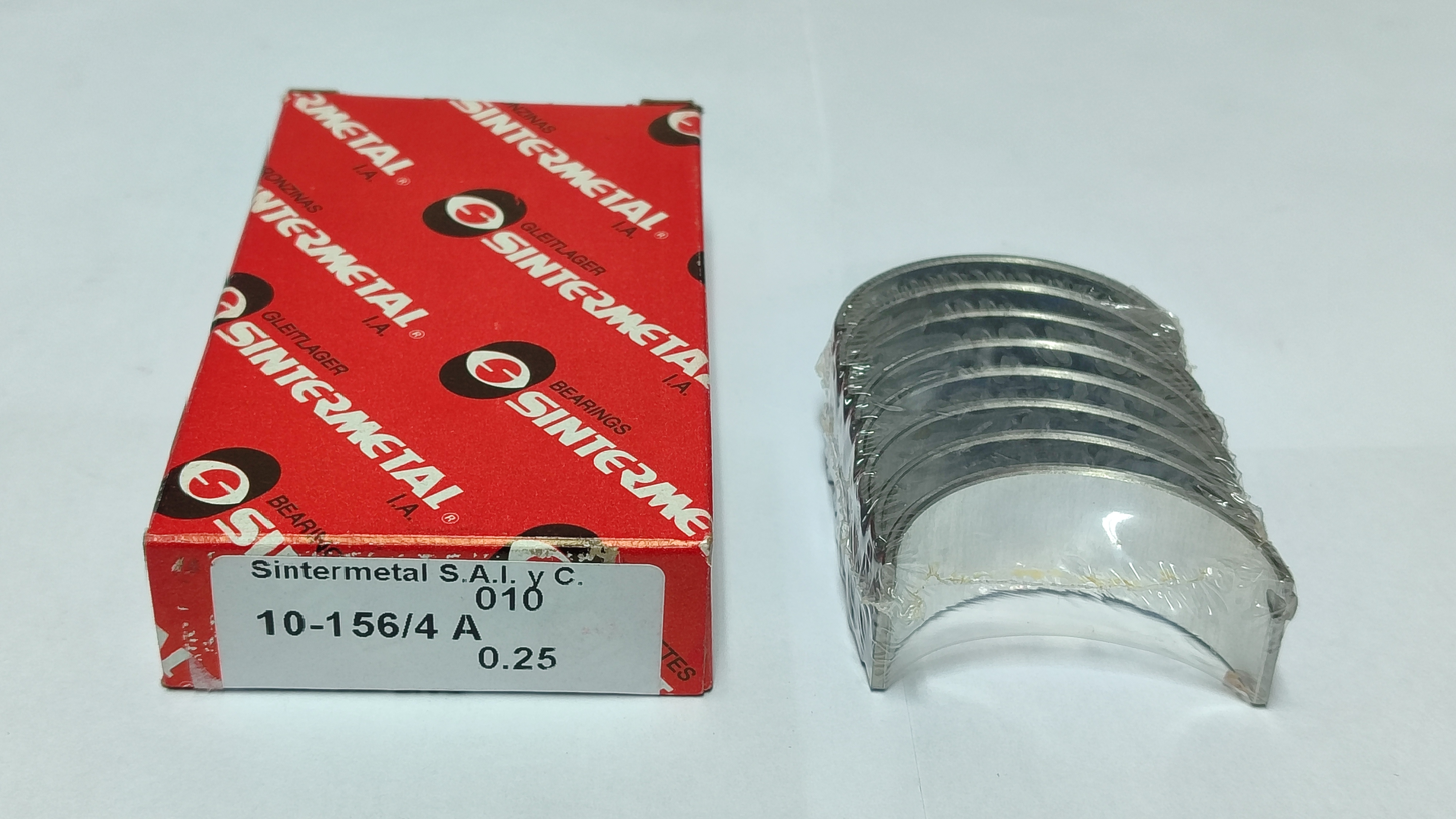 JUEGO DE METAL DE BIELA DE MOTOR  FIAT 1.200cc 16 VALVULAS 0.25mm.