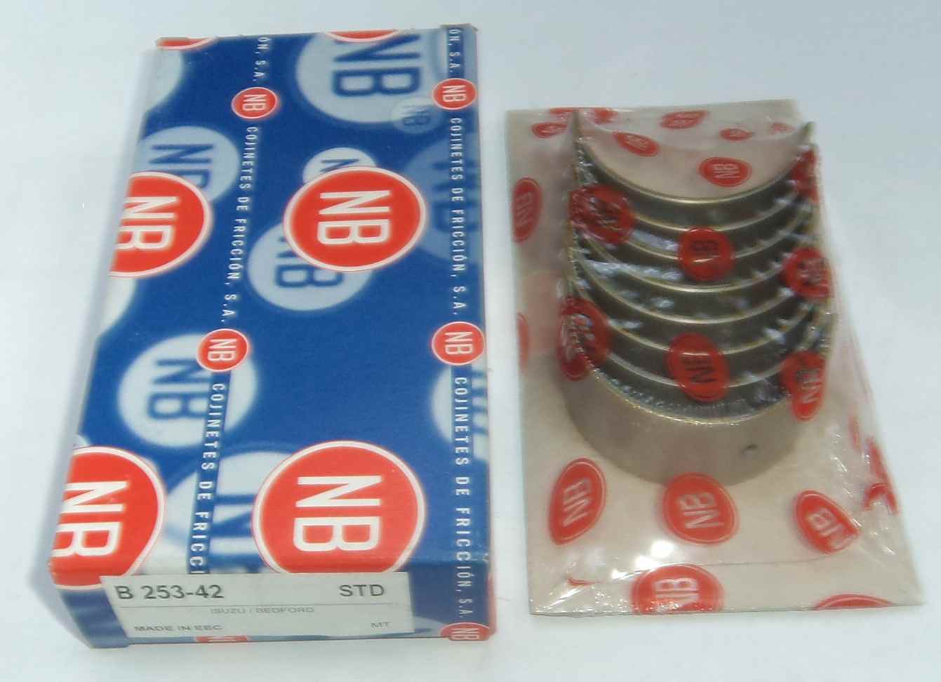 JUEGO DE METAL  DE BIELA DE MOTOR  CHEVROLET LUV  4ZD1 (NB) STD