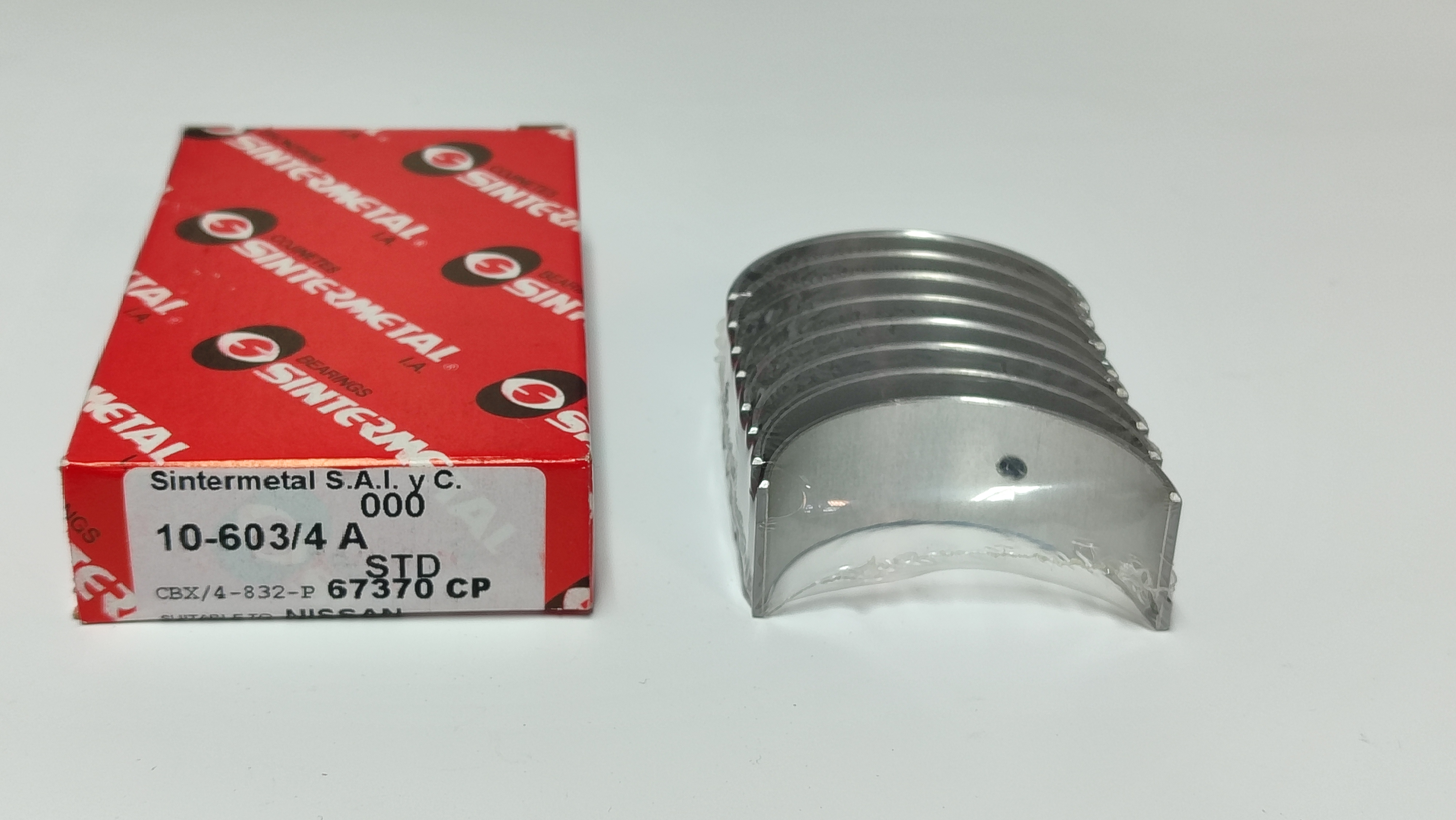 JUEGO DE METAL  DE BIELA DE MOTOR  NISSAN J-18 0.50MM.