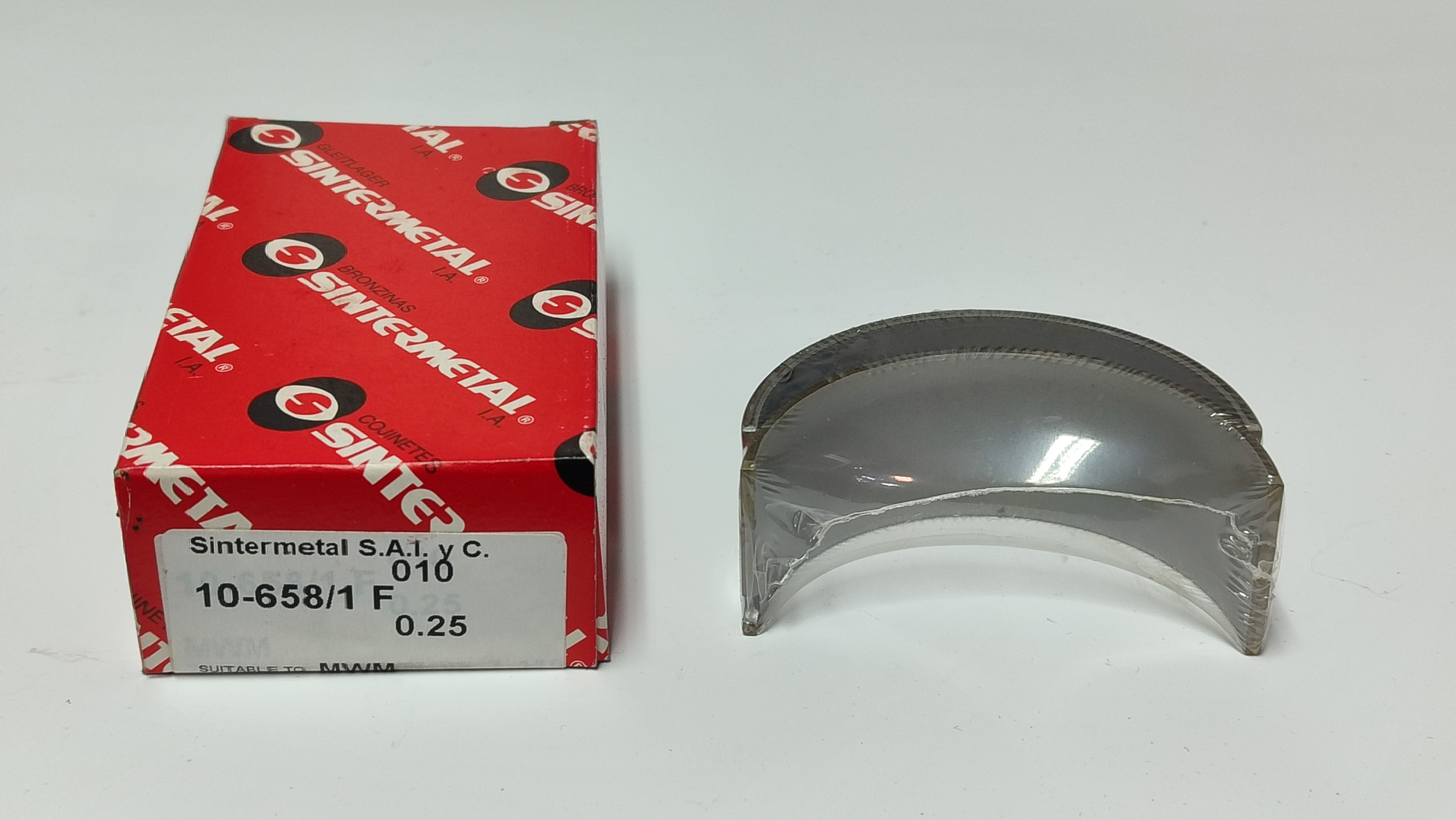 JUEGO DE METAL  DE BIELA DE MOTOR  MWM 229 TURBO 0.75mm.