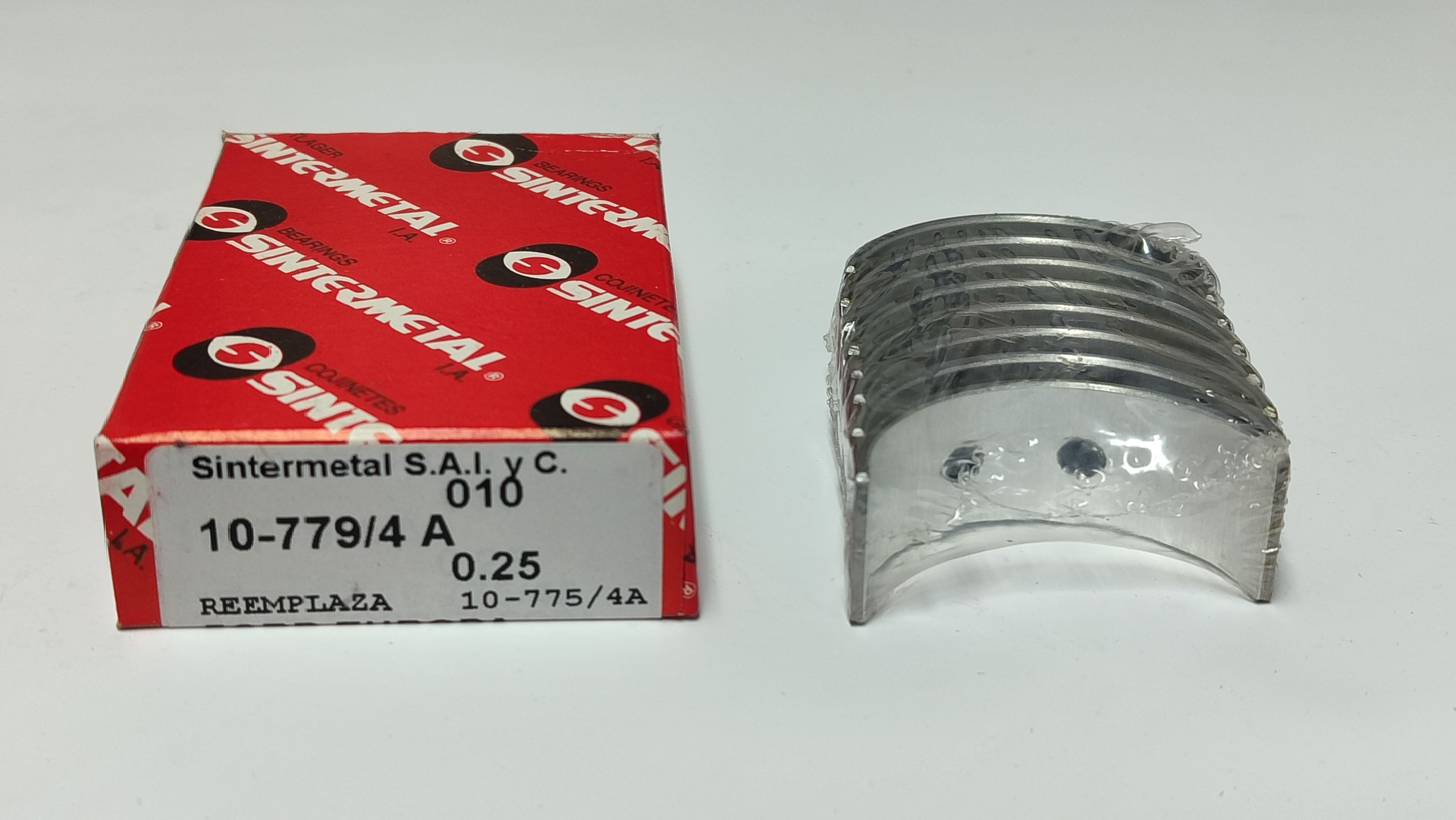 JUEGO DE METAL DE BIELA DE MOTOR  FORD FIESTA 1.000-1.100 cc. Eng: HCS 0.25mm.