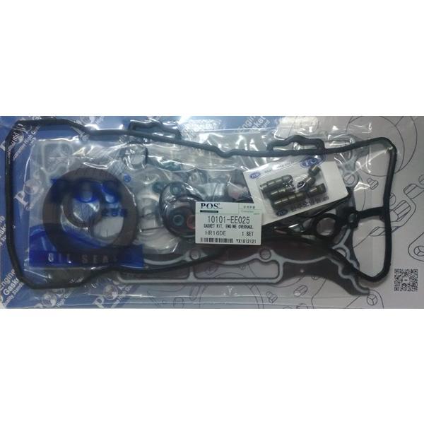 JUEGO JUEGO DE EMPAQUETADURA DE MOTOR  GRAFITO COMPLETO CON RETENES.NISSAN TIIDA-QASHQAI-VERSA 1.6 16V. Eng: HR16DE 