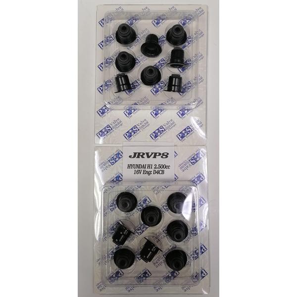 JUEGO DE RETENES DE VALVULA DE MOTOR VITON HYUNDAI H1 2.500cc. 16v. Eng: D4CB