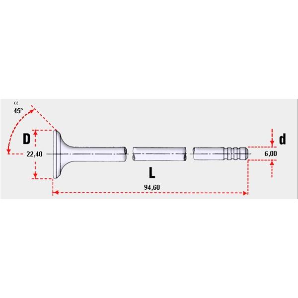 VALVULA MOTOR  ESCAPE FIAT 500-BRAVA-PUNTO 1.400cc. 16v. ENG:198A.4000/199A.8000. 3 RANURAS.OEM: 55185080