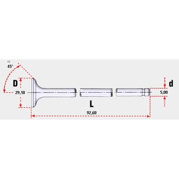 VALVULA DE MOTOR ADMISION CITROEN C-ELYSEE/ C3/DS3 .PEUGEOT 301  1.200cc. 3CILINDROS Eng: EB2 OEM: 9676359080