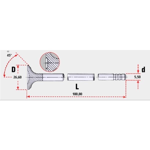  VALVULA DE MOTOR ADMISION RENAULT DOCKER 1.200cc. MEGANE 3 1.200cc. / CAPTUR 1.200cc./ CLIO IV 0.900cc.RENAULT Eng: H5F . 3 RAN