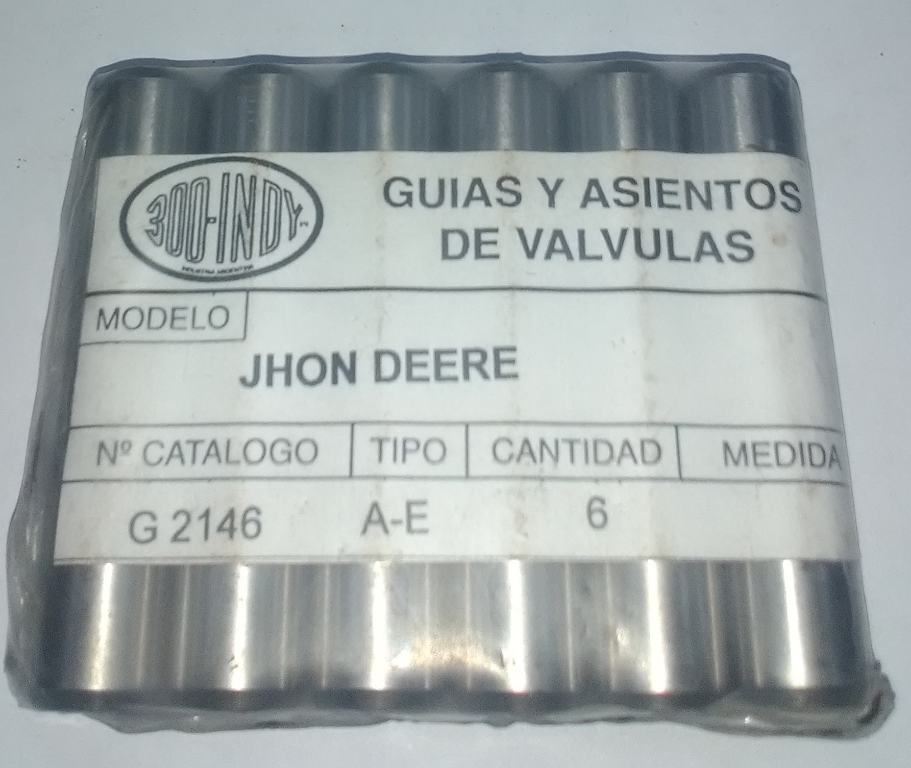 GUIA DE VALVULA DE MOTOR JOHN DEERE ADMISION / ESCAPE STD