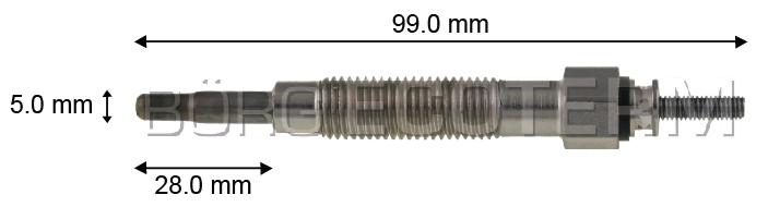 BUJIA INCANDESCENTE PRE-POSTCALENTAMIENTO    HYUNDAI H-100  ENG: