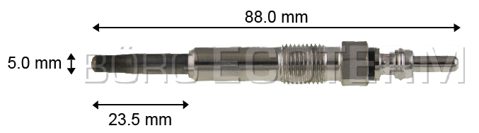BUJIA INCANDESCENTE PRE-POSTCALENTAMIENTO    RENAULT K9K