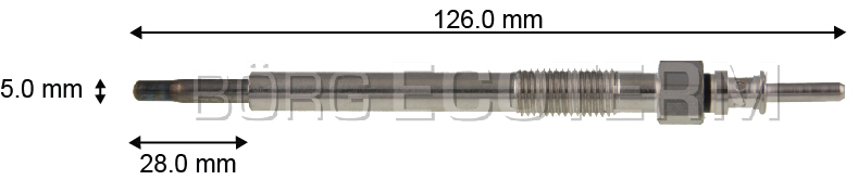 BUJIA INCANDESCENTE PRE-POSTCALENTAMIENTO    ISUZU X17TD/DTL