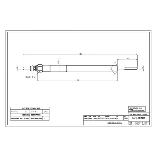 BUJIA INCANDESCENTE PRECALENTAMIENTO MAZDA DEMIO