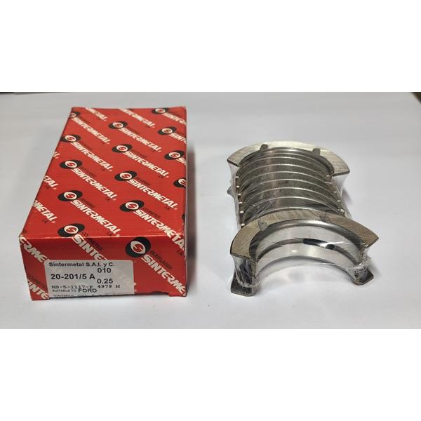 JUEGO DE METAL BANCADA FORD RANGER 2.300 cc. Eng: L4-140   UNA SOLA BUJIA DE ENCENDIDO  74-80 0.75mm.