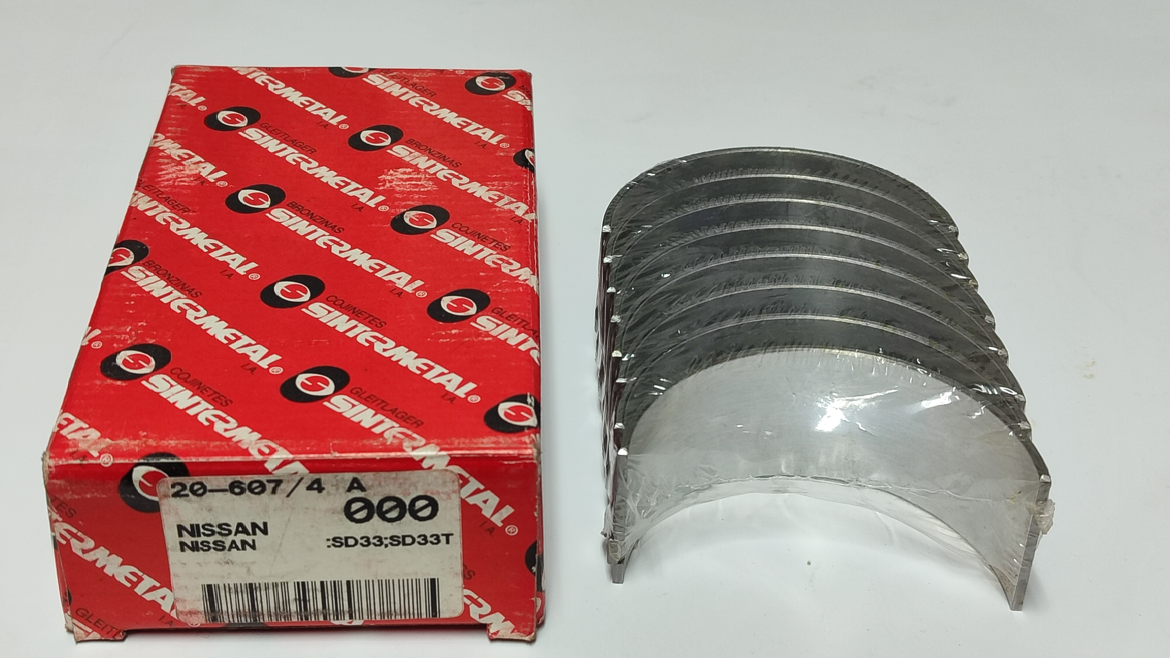 JUEGO DE METAL DE BANCADA  PATROL COMERCIAL NISSAN SD33 1966+AD4APg-1973: 1980+AD4APg-1982