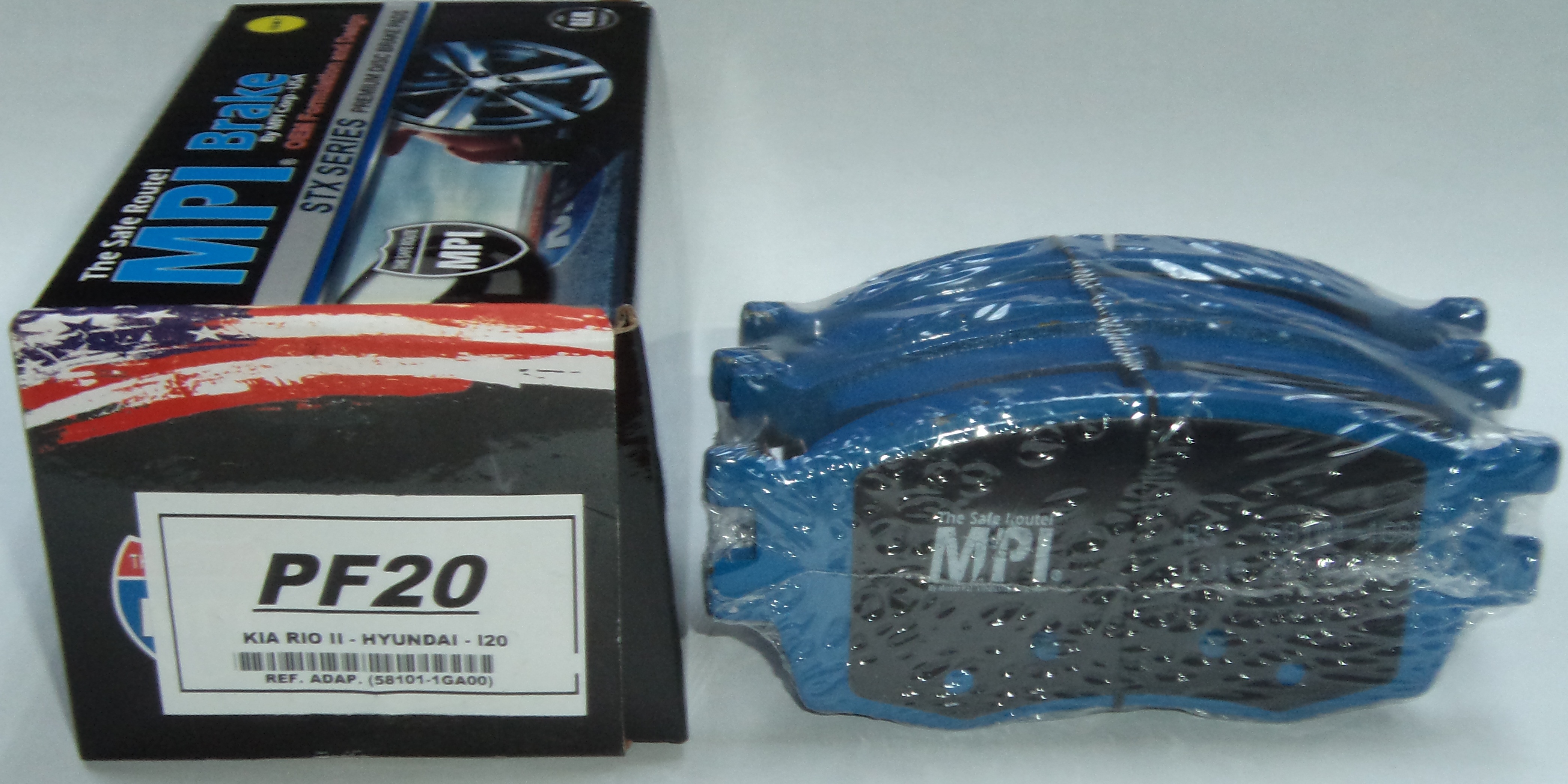 JUEGO PASTILLAS FRENO SEMIMETALICAS HYUNDAI ACCENT III. 2006-2011 KIA CERATO KIA RIO 1.6 2006-2007 KIA RIO II OEM: 58101-1GA00