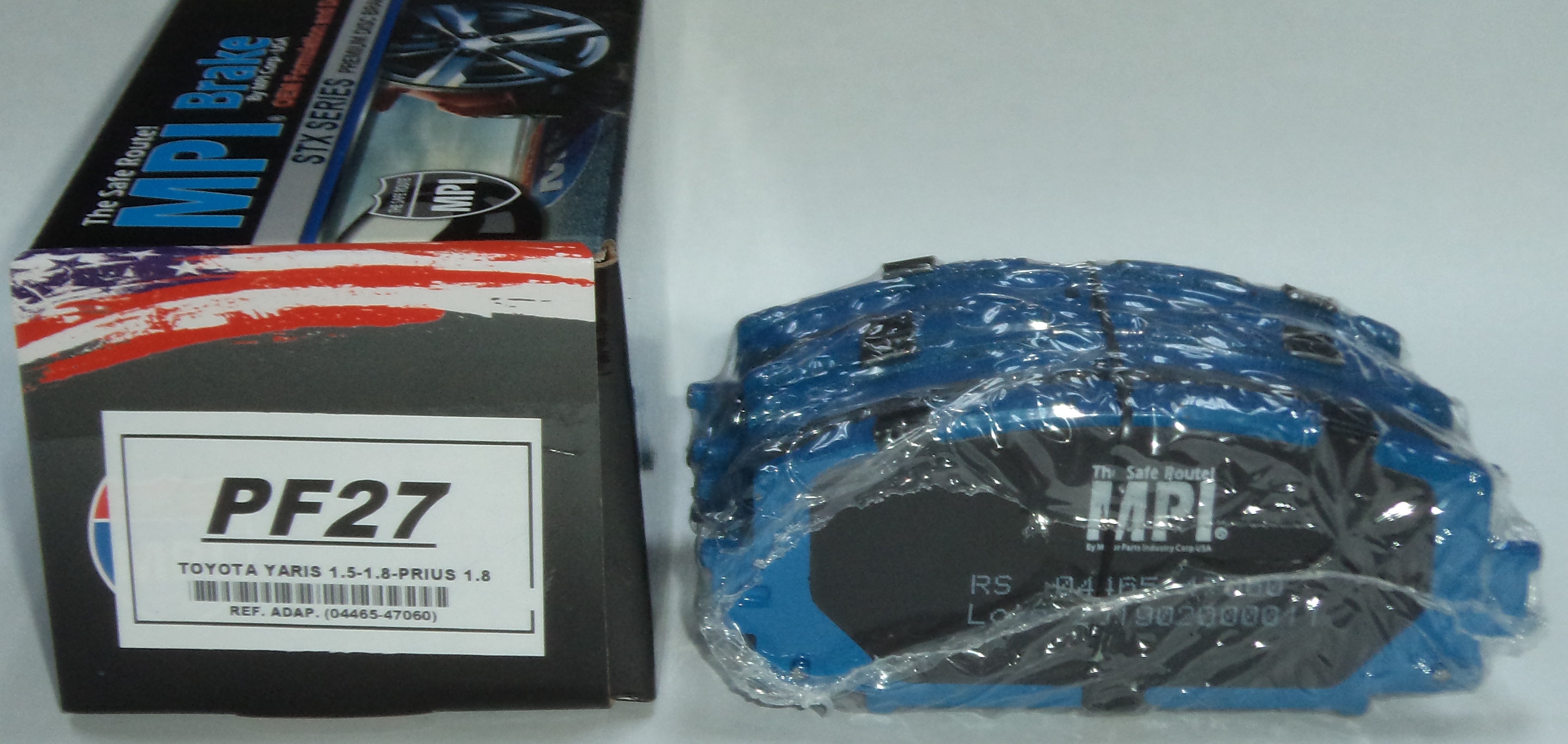 JUEGO PASTILLAS FRENO SEMIMETALICAS TOYOTA YARIS  1.500cc.  1.800cc.PRIUS 1.800CC.OEM:04465-47060