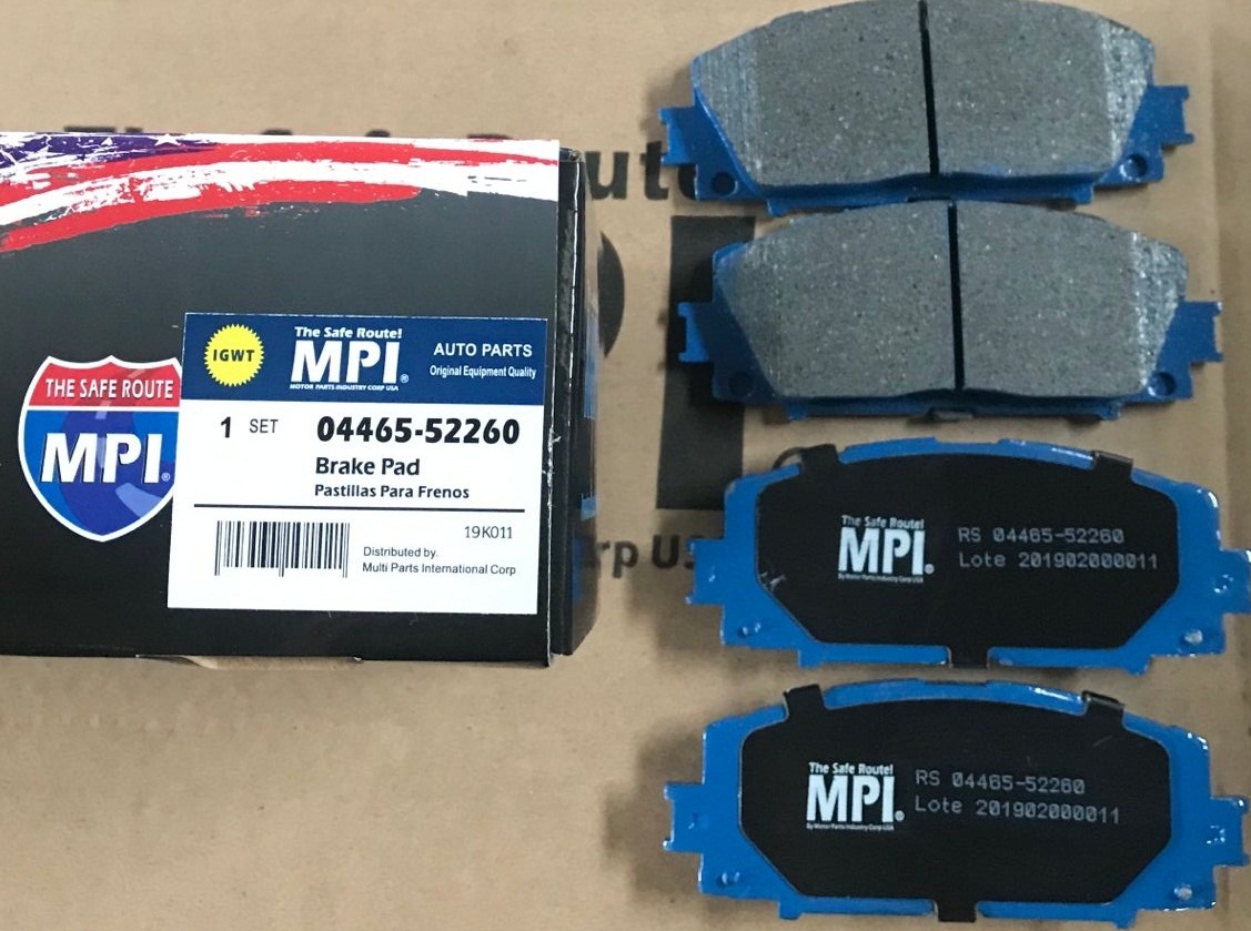 JUEGO PASTILLAS FRENO SEMIMETALICAS TOYOTAYARIS 1.500cc. 1300cc.  2005  -  HAVAL H1 1.590cc. 2014  - OEM:04465-52260