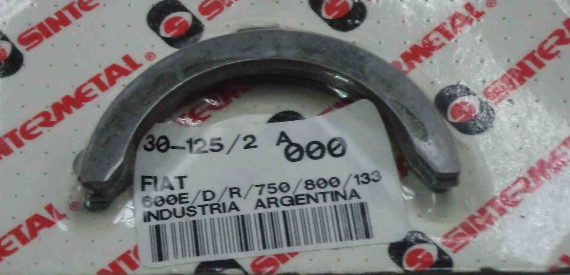 JUEGO DE METAL  AXIAL FIAT-600 0.125MM. 